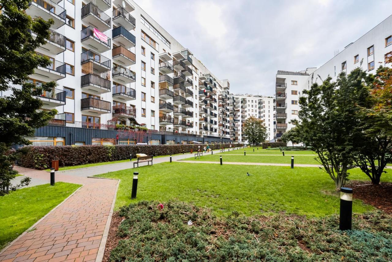 Wola Sunset Apartment Free Parking Varşova Dış mekan fotoğraf